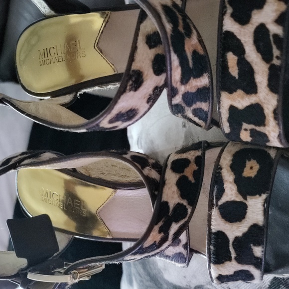Mk leopard wedges - Picture 2 of 5